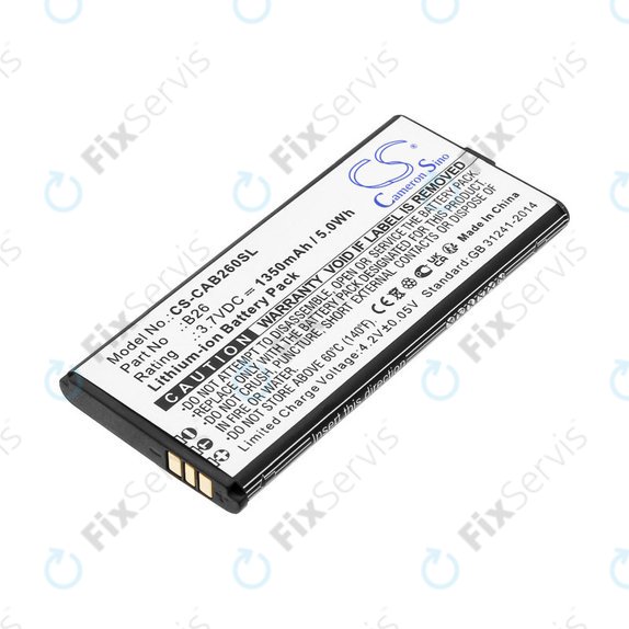 Batéria pre Cat B26, 1350mAh, Li-Ion, 3.7V, B26, HQ