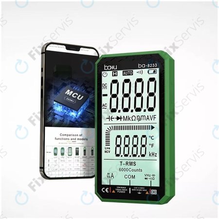 Baku BA-8233 - Profesionálny Digitálny Multimeter s Dotykovým Displejom