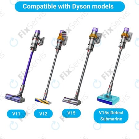 Dyson V11, V12, V15, V15s Detect Submarine - Hlavná Kefa Slim Fluffy (Mäkký valček)