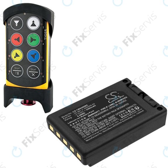 Batéria pre Tele Radio TG-TXMNL, 2400mAh, Li-Ion, 3.7V, D00004-02, HQ