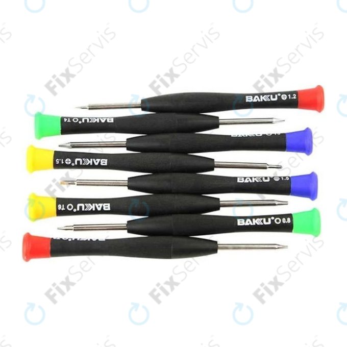 Baku BK-6108 - Sada Skrutkovačov na Servis Telefónov, Tabletov a Notebookov (8ks)