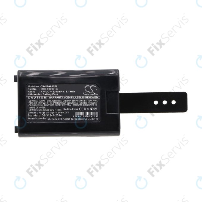 Batéria pre Unitech HT680, 2200mAh, Li-Ion, 3.7V, 1400-900005G, HQ