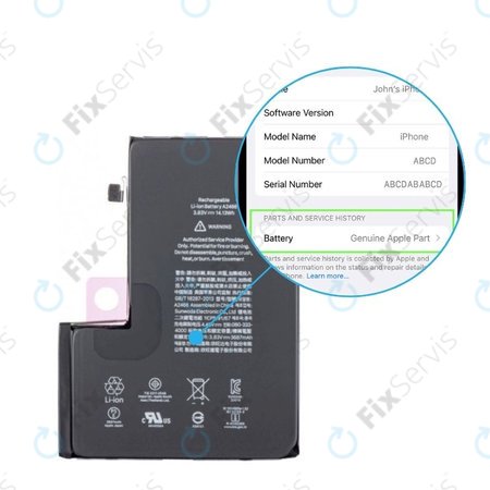 Batéria pre iPhone 12 Pro Max | 661-18428 | 3687mAh | Genuine Apple