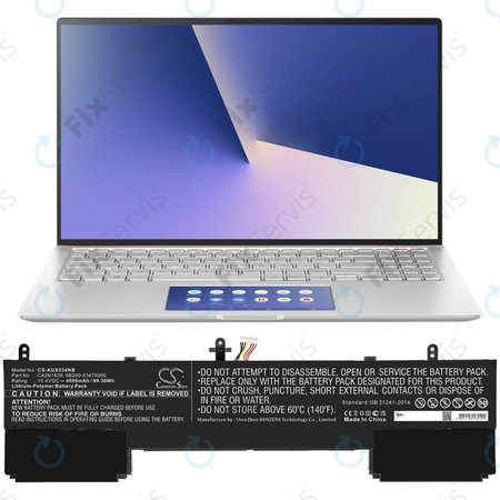 Batéria pre Asus ZenBook 15 UX534FTC, Flip 15 UX563, 4500mAh, Li-Pol, 15.4V, C42N1839, HQ