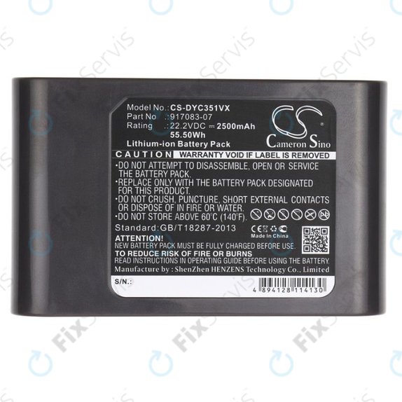 Dyson DC-series - Batéria 917083-07 Li-Ion 22.2V 2500mAh HQ