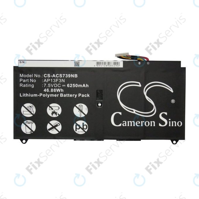 Batéria pre Acer Aspire S7, 6250mAh, Li-Pol, 7.5V, AP13F3N, HQ