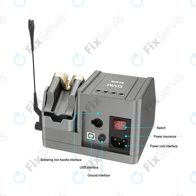 GVM H3 - Smart Spájkovacia Stanica 3v1