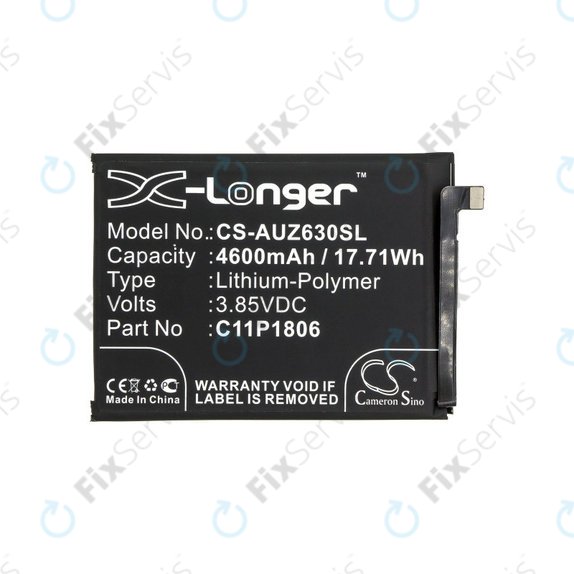 Batéria pre Asus Zenfone 6 2019, 4600mAh, Li-Pol, 3.85V, C11P1806, HQ