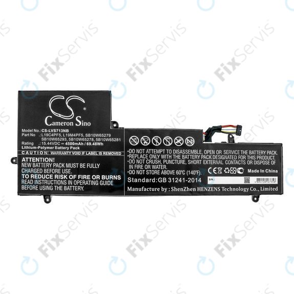 Batéria pre Lenovo Yoga Slim 7-15IIL, 4500mAh, Li-Pol, 15.44V, L19C4PF5, HQ