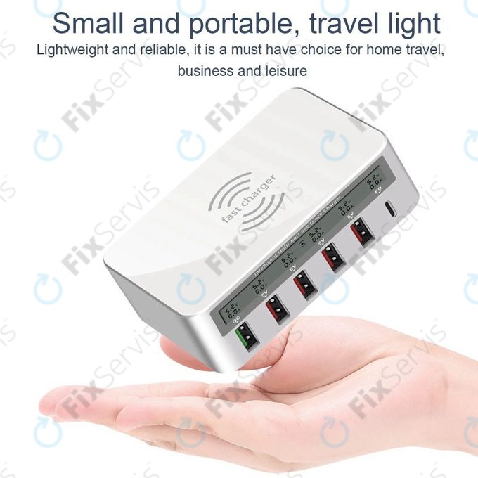 WLX-818F Servisná nabíjacia stanica s USB 3.0 a USB-C