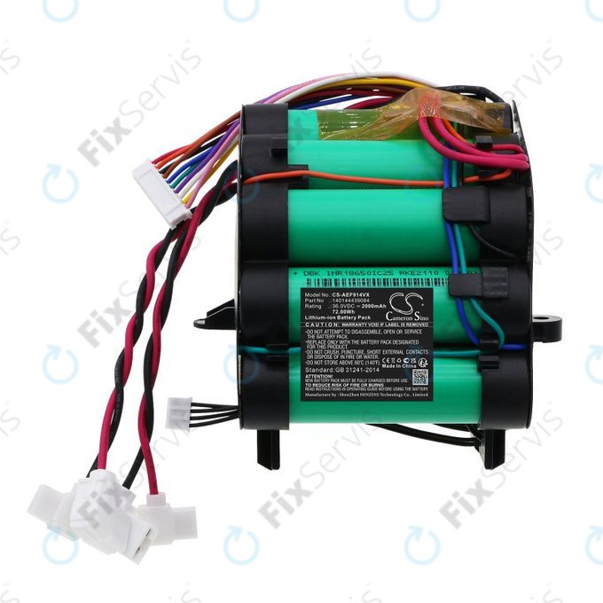 Batéria pre AEG FX9, Pure F9, Electrolux FlexLift PF9, 2000mAh, Li-Ion, 36V, 140144439084, HQ