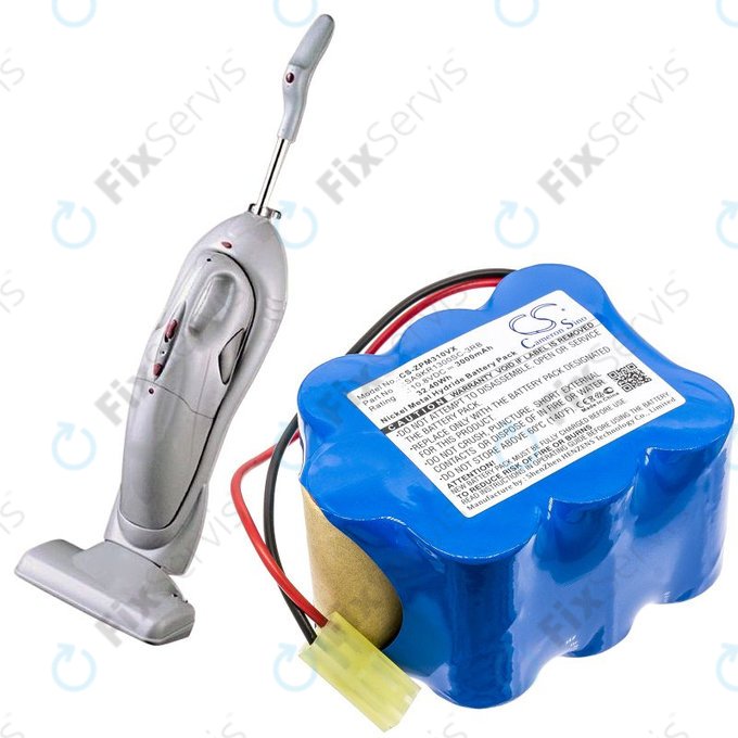 Batéria pre Zepter LMG-310, 9P-130, 3000mAh, Ni-MH, 10.8V, SA9KR1300SC-3RB, HQ