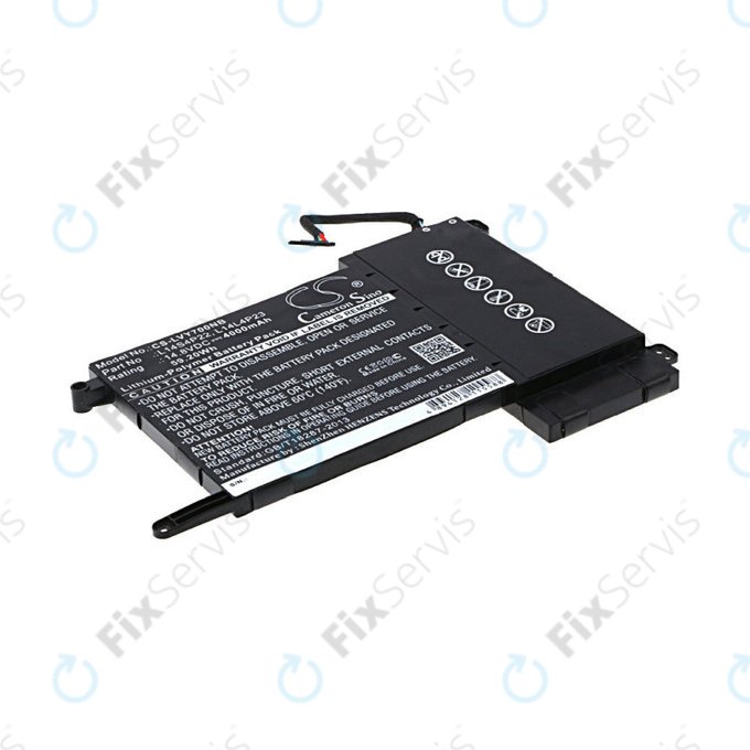 Batéria pre Lenovo Eraser Y700, IdeaPad Y700, 4000mAh, Li-Pol, 14.8V, L14S4P22, HQ