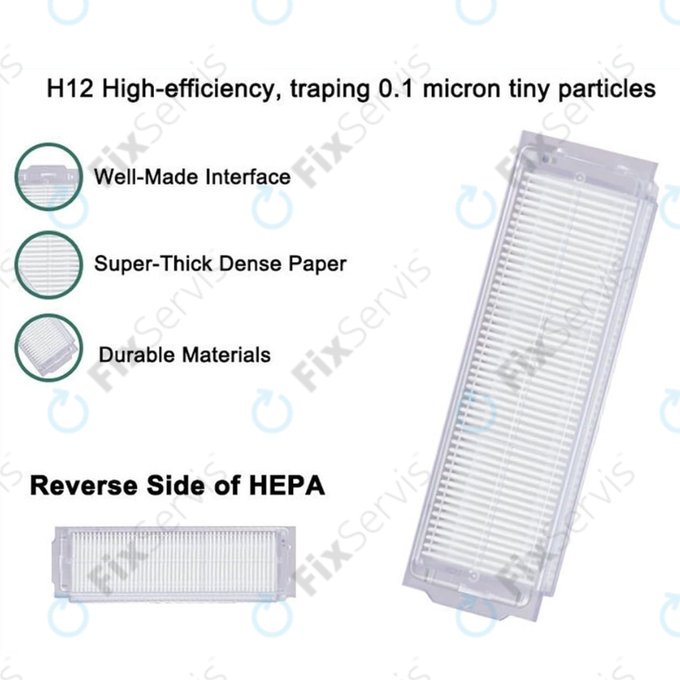 Xiaomi Mi Robot Vacuum Mop Pro (P), 2 Lite, 2 Pro, 2S, 3C, Viomi V2 Pro, V3, SE - HEPA Filter (2ks)