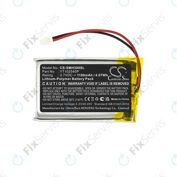 Batéria pre Sena 30K, Sena 50S, SP46, 1100mAh, Li-Pol, 3.7V, YT102540P, HQ