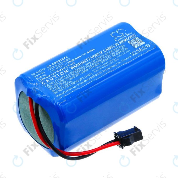 Batéria pre Lenovo, Neebo, Prixton, Ecovacs, Ultenic, 2600mAh, Li-Ion, 14.4V, 220-6225-0020, HQ