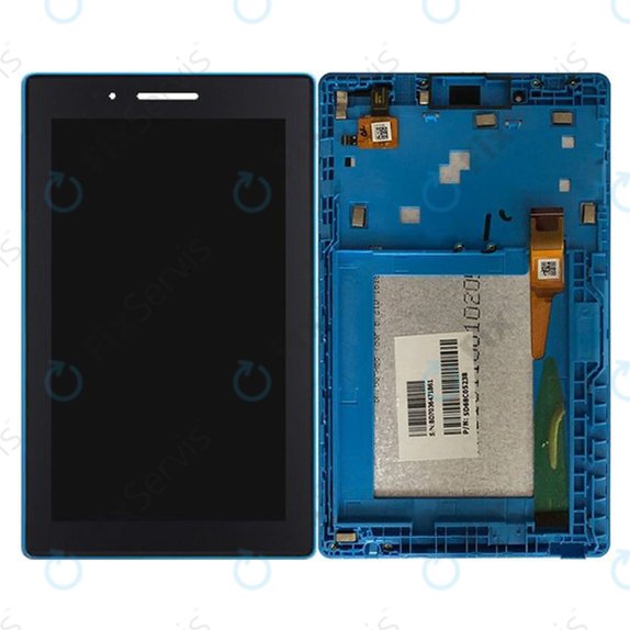 Lenovo TAB 3 TB3-710F - LCD Displej + Dotykové Sklo + Rám (Blue) TFT