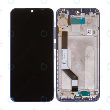 Xiaomi Redmi Note 7 - LCD Displej + Dotykové Sklo + Rám (Neptune Blue) - 5610100140C7, 561010020033, 561010034033 Genuine Service Pack
