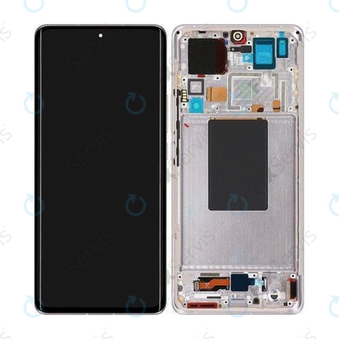 Xiaomi 12 Pro 2201122C 2201122G - LCD Displej + Dotykové Sklo + Rám (Purple) - 56000500L200 Genuine Service Pack