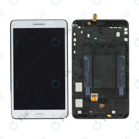 Samsung Galaxy Tab 4 7.0 T230 - LCD Displej + Dotykové Sklo + Rám (White) - GH97-15864B Genuine Service Pack