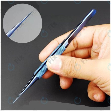 2UUL BlueT Straight Head - Titánová Pinzeta s Rovnou Hlavou (Hrot 0.1mm)