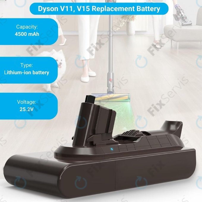 Dyson V11, V15 - Batéria SV15, SV18, 970938-01 Li-Ion 25.2V 4500mAh