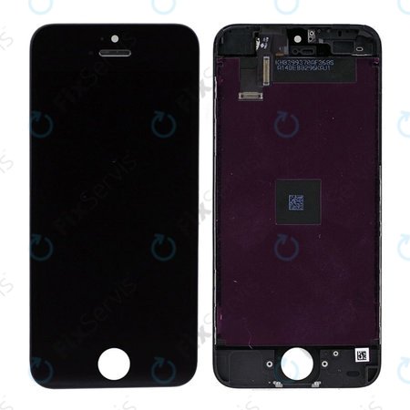 Apple iPhone 5C - LCD Displej + Dotykové Sklo + Rám (Black) TFT