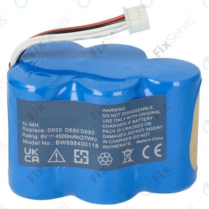 Ecovacs Deebot D-series - Batéria LP43SC3300P5 Ni-MH 6.0V 4500mAh