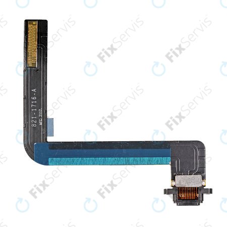 Apple iPad (6th Gen 2018) - Nabíjací Konektor + Flex Kábel (Black)