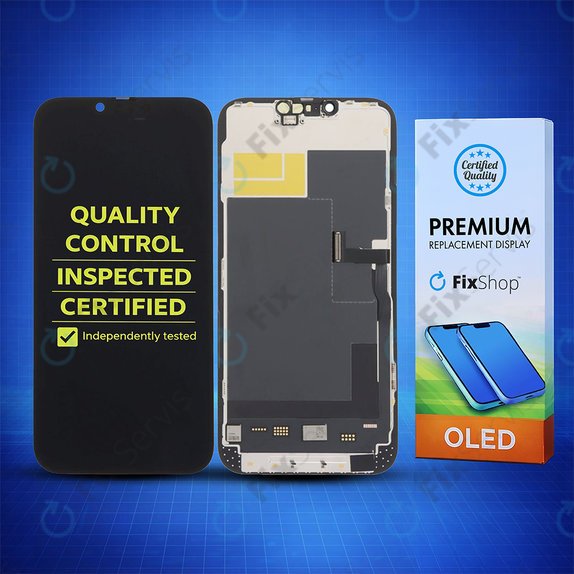 Displej Soft OLED pre iPhone 13 Pro Max, Dotykové sklo s rámom, DIAGNOSTIC