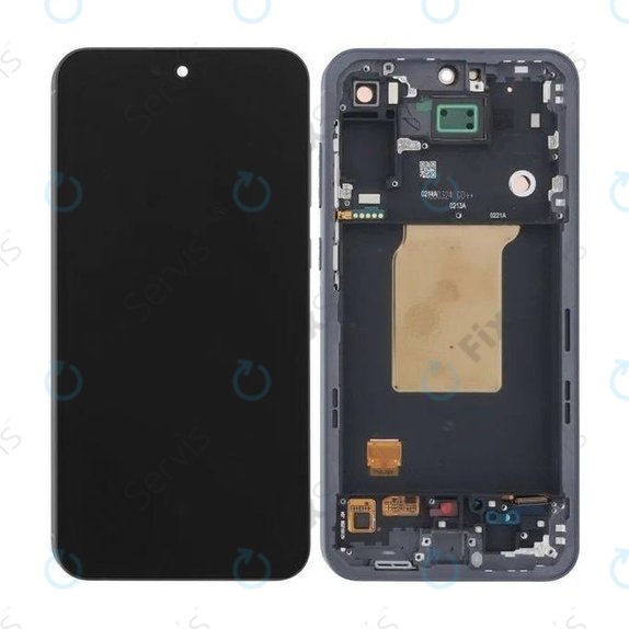 Samsung Galaxy A55 A556B - LCD Displej + Dotykové Sklo + Rám (Awesome Iceblue) TFT