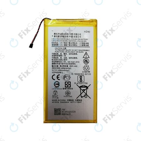 Motorola Moto Z2 Play XT1710-09 - Batéria HZ40 3000mAh
