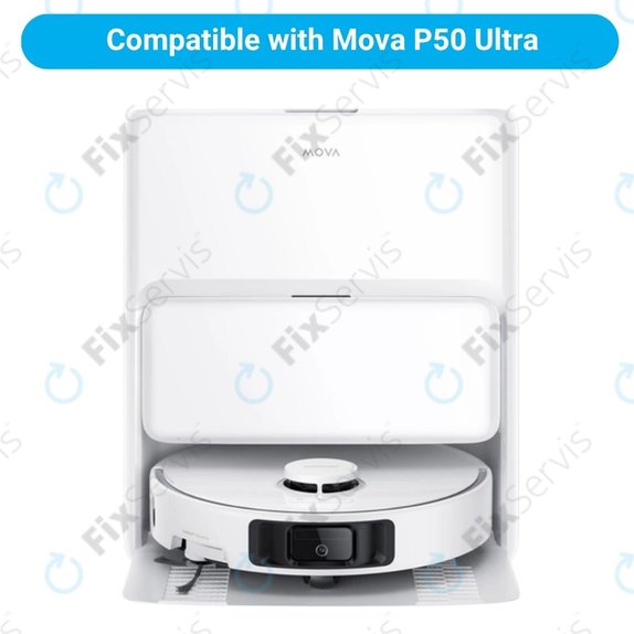 Sada náhradných dielov pre Mova P50 Ultra (1x Hlavná kefa, 2x Filter, 2x Bočná kefa, 4x Mopovacia utierka, 2x Prachové vrecko)