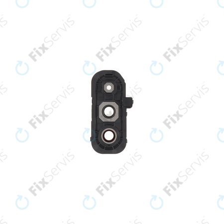 Samsung Galaxy A17 A176B - Sklíčko Zadnej Kamery + Rám (Black)