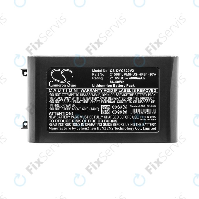 Dyson V8 - Batéria 215681, PM8-US-HFB1497A Li-Ion 21.6V 4000mAh HQ