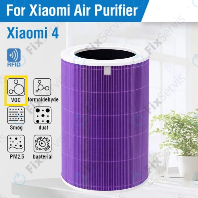 Xiaomi Mi Mijia Air Purifier 4 - HEPA filter (Proti-zápachový) (Fialový)