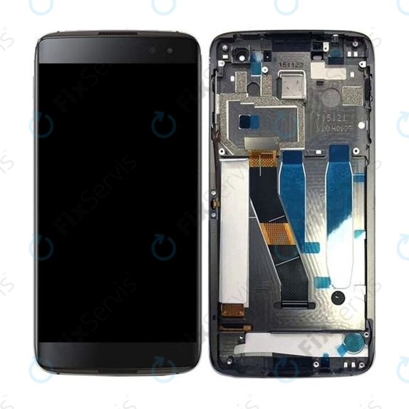 Blackberry DTEK60 - LCD Displej + Dotykové Sklo + Rám (Black) OLED
