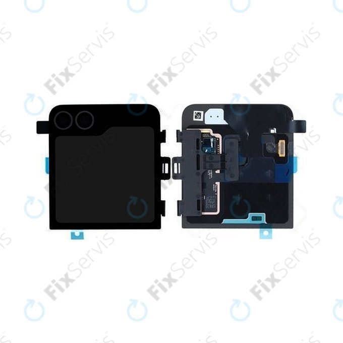 Samsung Galaxy Z Flip 6 F741B - LCD Displej + Dotykové Sklo + Rám (Vonkajší) (Crafted Black) - GH97-30012E Genuine Service Pack
