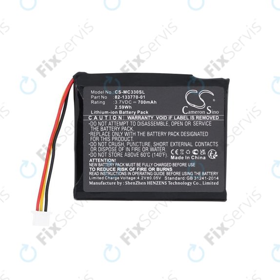 Batéria pre Motorola CS3070, CS3300, Zebra CS3070, 700mAh, Li-Ion, 3.7V, 82-133770-01, HQ