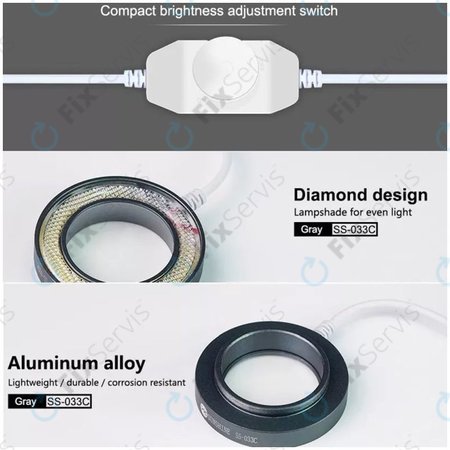 Sunshine SS-033C - Ochranné Sklo Objektivu s LED Podsvietením