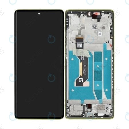 Motorola Moto G85 5G - LCD Displej + Dotykové Sklo + Rám (Olive Green) - 5D68C24855 Genuine Service Pack