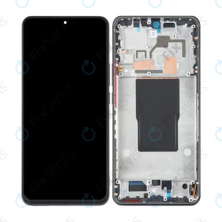 Xiaomi 12T 220712AG - LCD Displej + Dotykové Sklo + Rám (Black) OLED