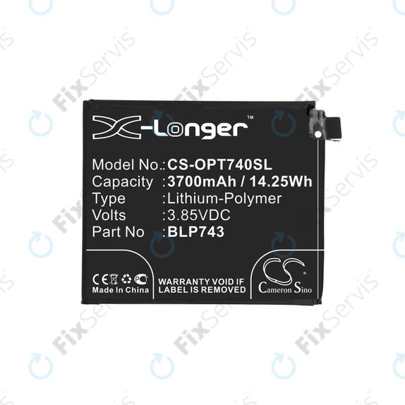 OnePlus 7T - Batéria BLP743 3700mAh HQ