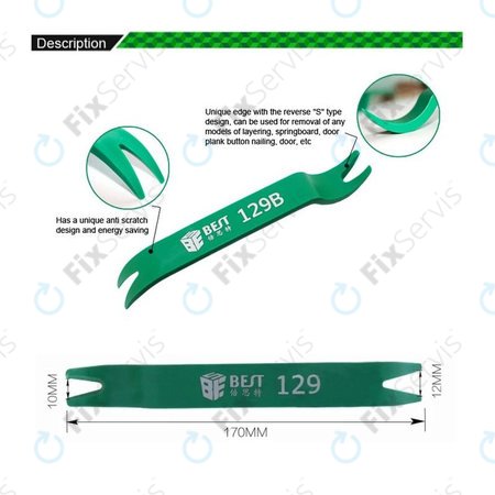 Best BST-129B - Montážne Páčidlo na Plasty v Interiéri