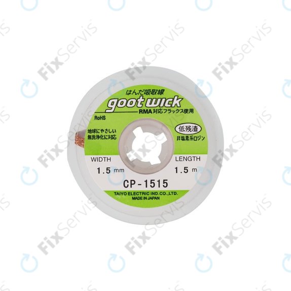 Goot CP-1515 - Lanko na Odsávanie Cínu - 1.5mm
