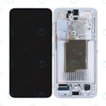 Samsung Galaxy S25 - LCD Displej + Dotykové Sklo + Rám (Icy Blue- GH82-36329C Genuine Service Pack