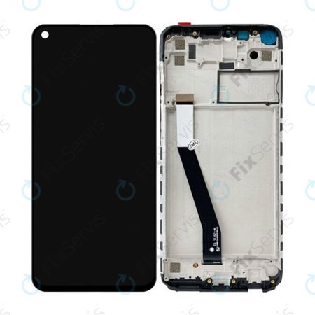 Xiaomi Redmi Note 9 - LCD Displej + Dotykové Sklo + Rám (Black) TFT