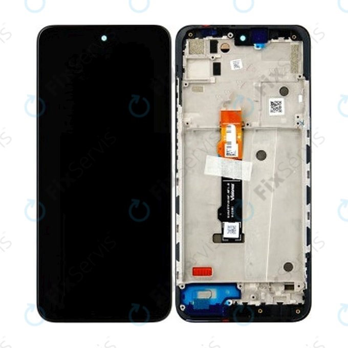 Motorola Moto G71 XT2169 - LCD Displej + Dotykové Sklo + Rám (Iron Black) TFT