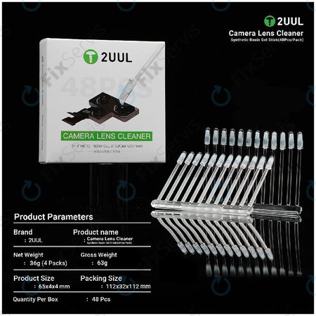 Čistiace gélové tyčinky na šošovky kamier, 2UUL CL21, 48ks/balenie