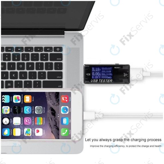 Phonefix KWS-V21 - USB Tester Nabíjania pre Smartphony (OUT)